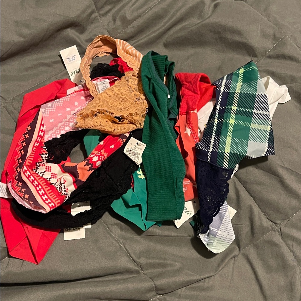 Aerie 10pcs Colorful Women's Panties Collection